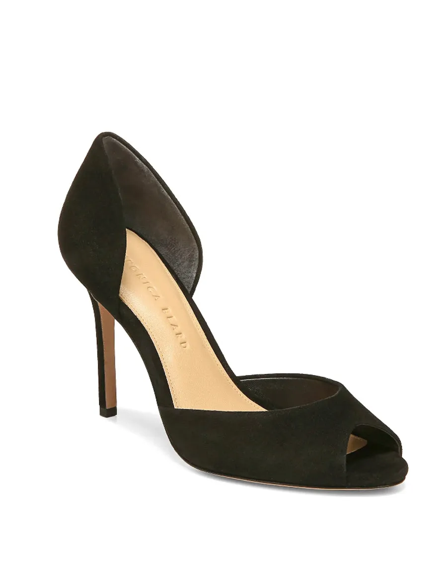 Gadot Peep Toe Pump - Black