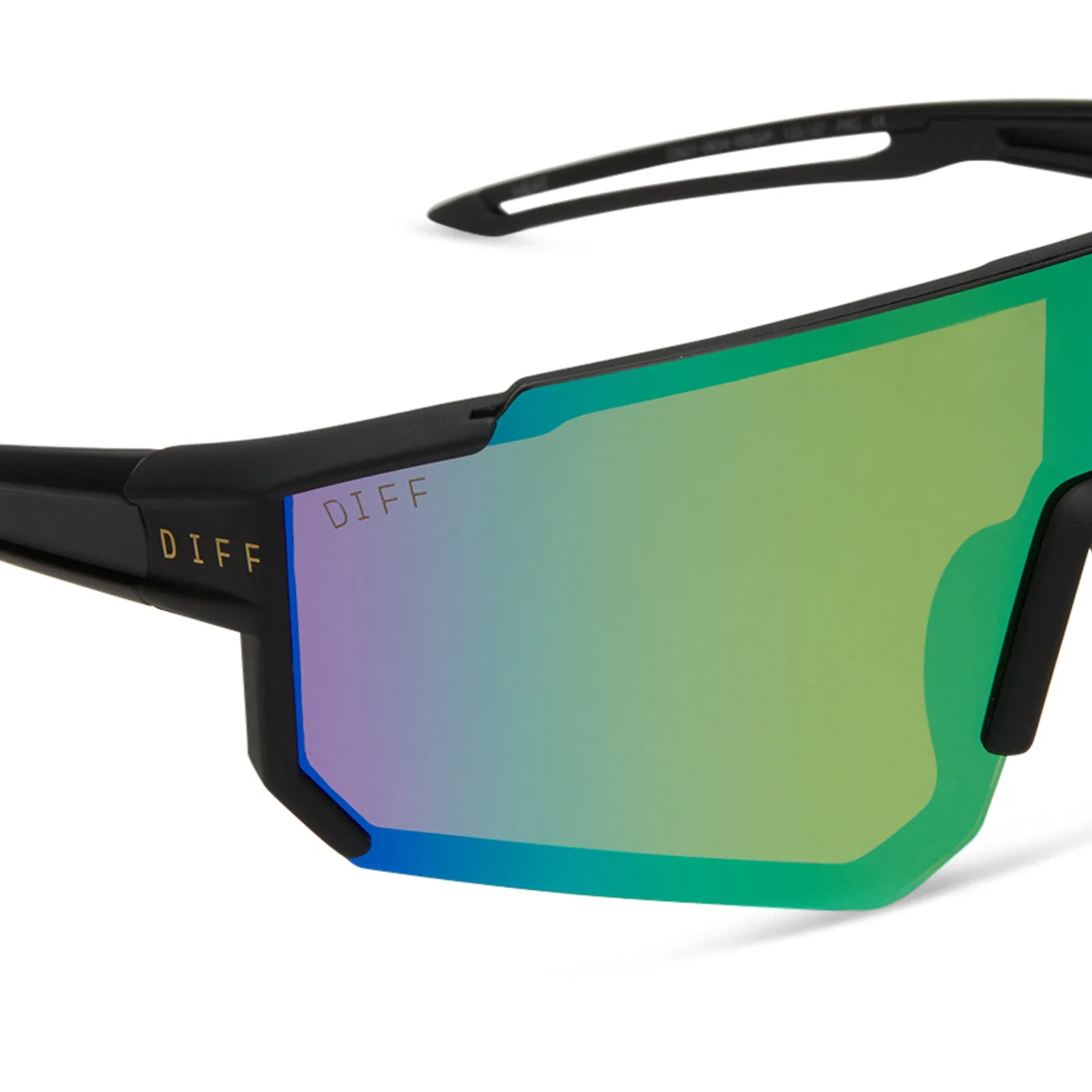 HEAT - MATTE BLACK   GREEN MIRROR   POLARIZED SUNGLASSES