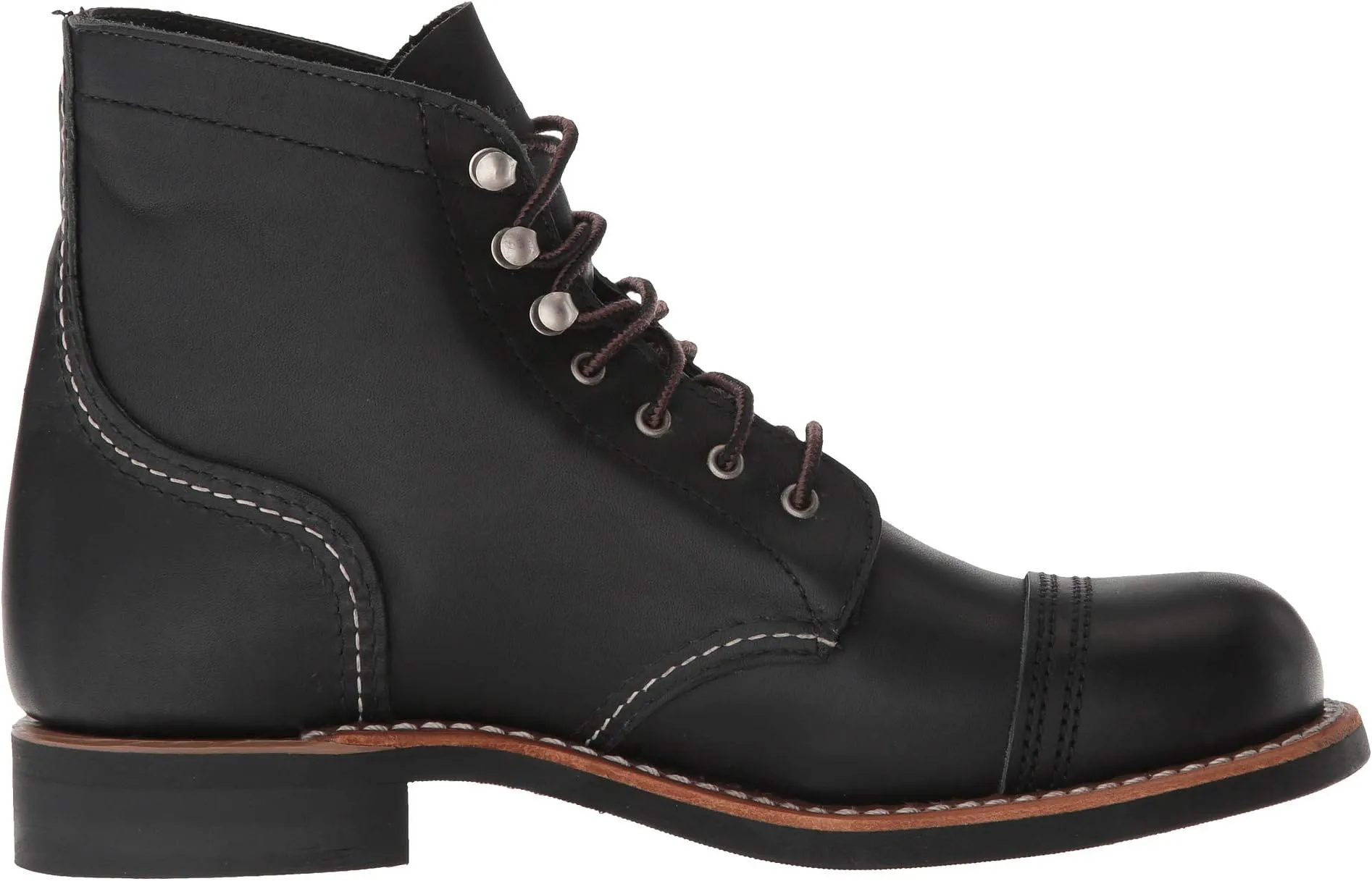 Iron Ranger Red Wing Heritage Lace-Up Boot in Black Boundary