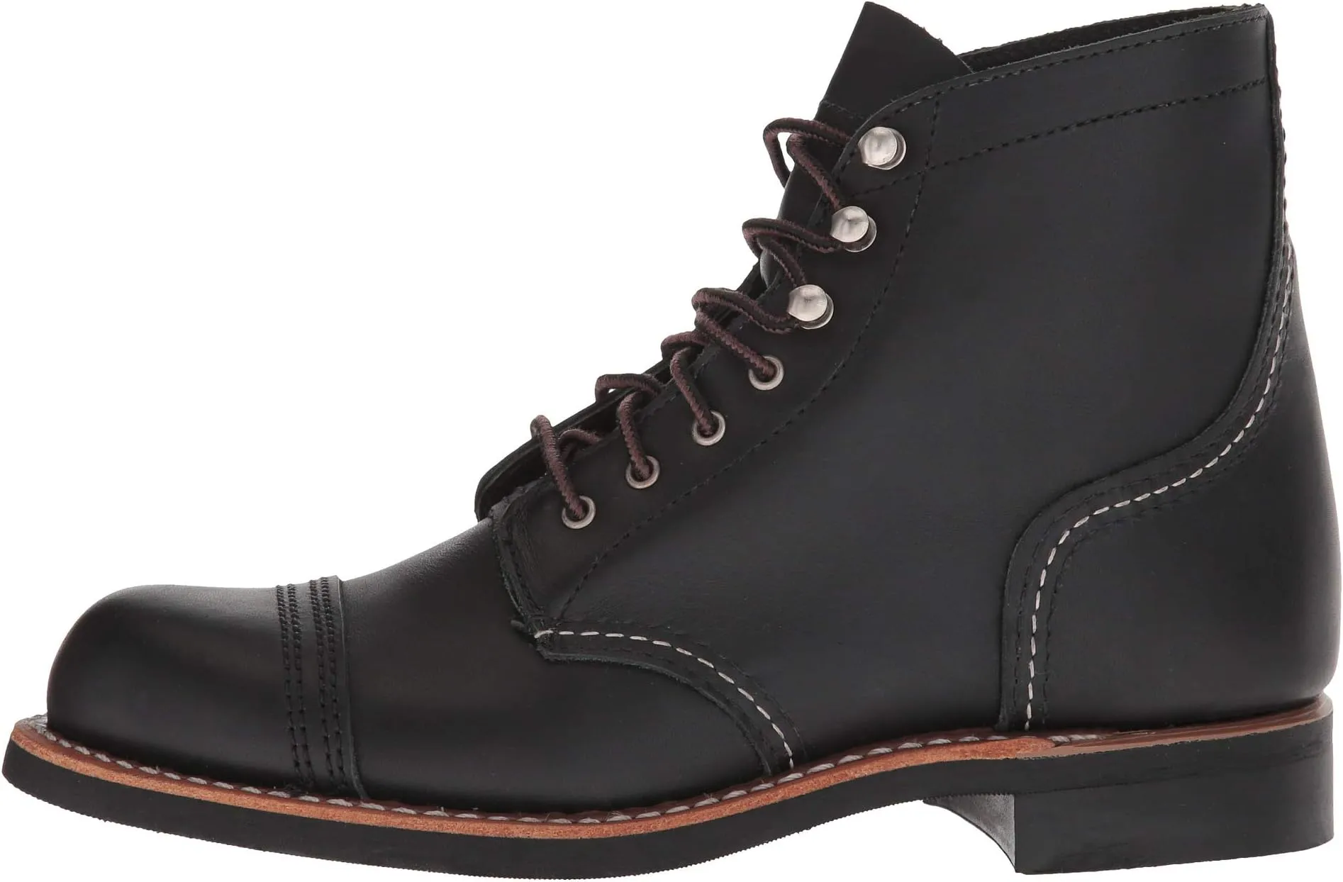 Iron Ranger Red Wing Heritage Lace-Up Boot in Black Boundary