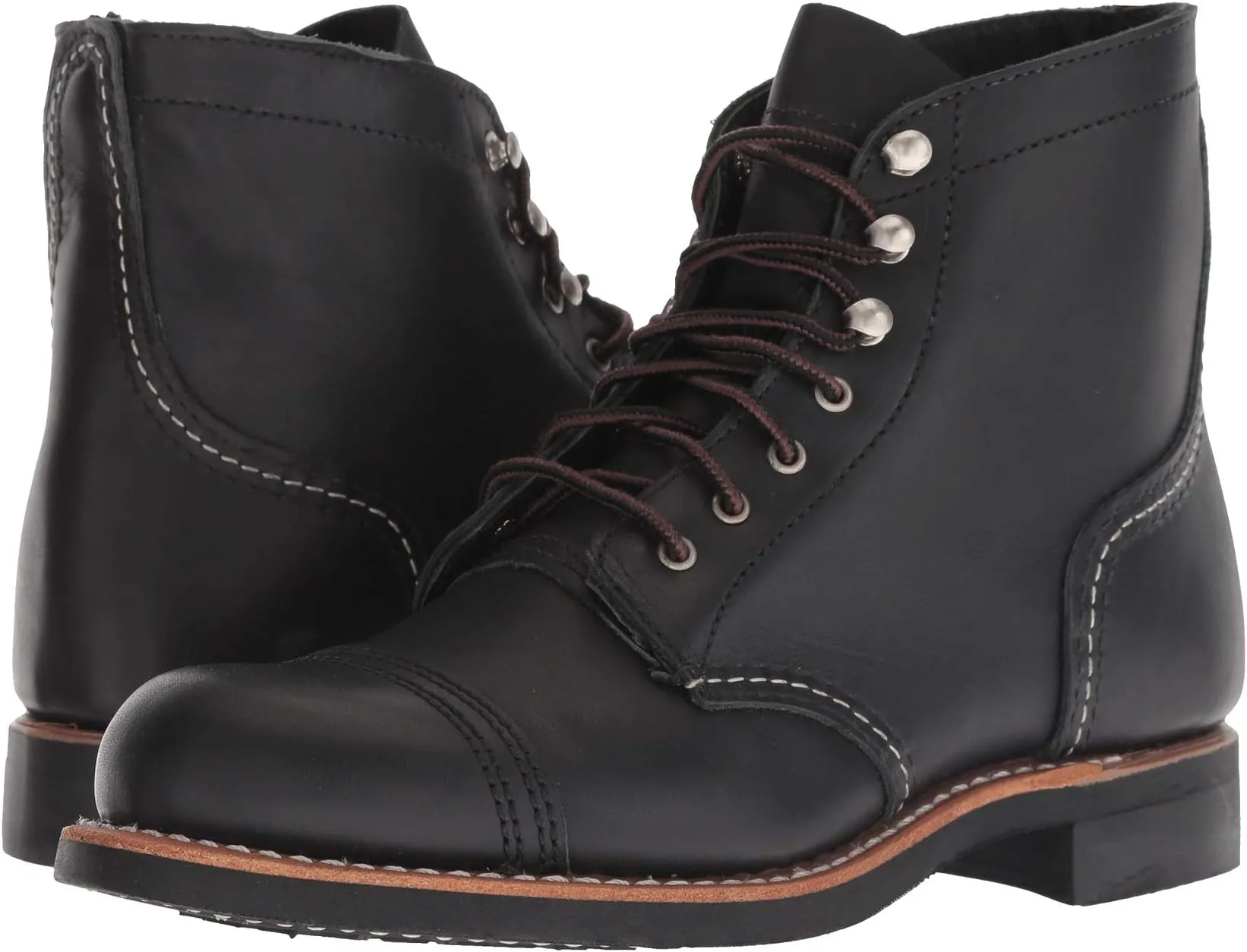 Iron Ranger Red Wing Heritage Lace-Up Boot in Black Boundary