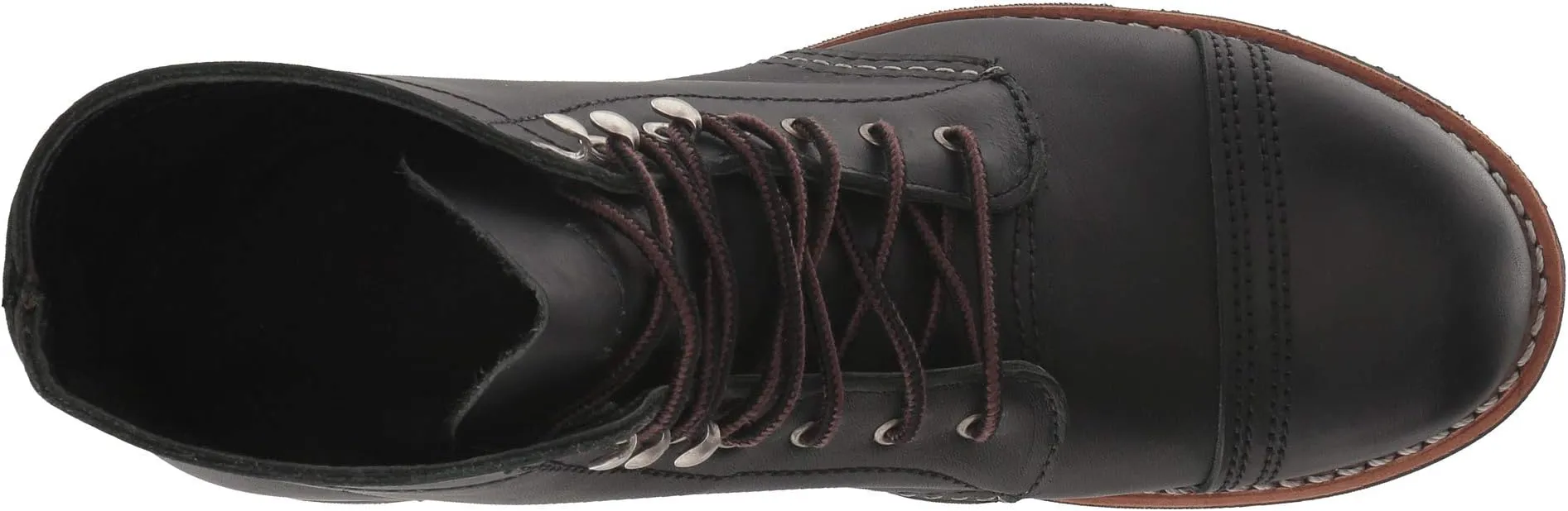 Iron Ranger Red Wing Heritage Lace-Up Boot in Black Boundary