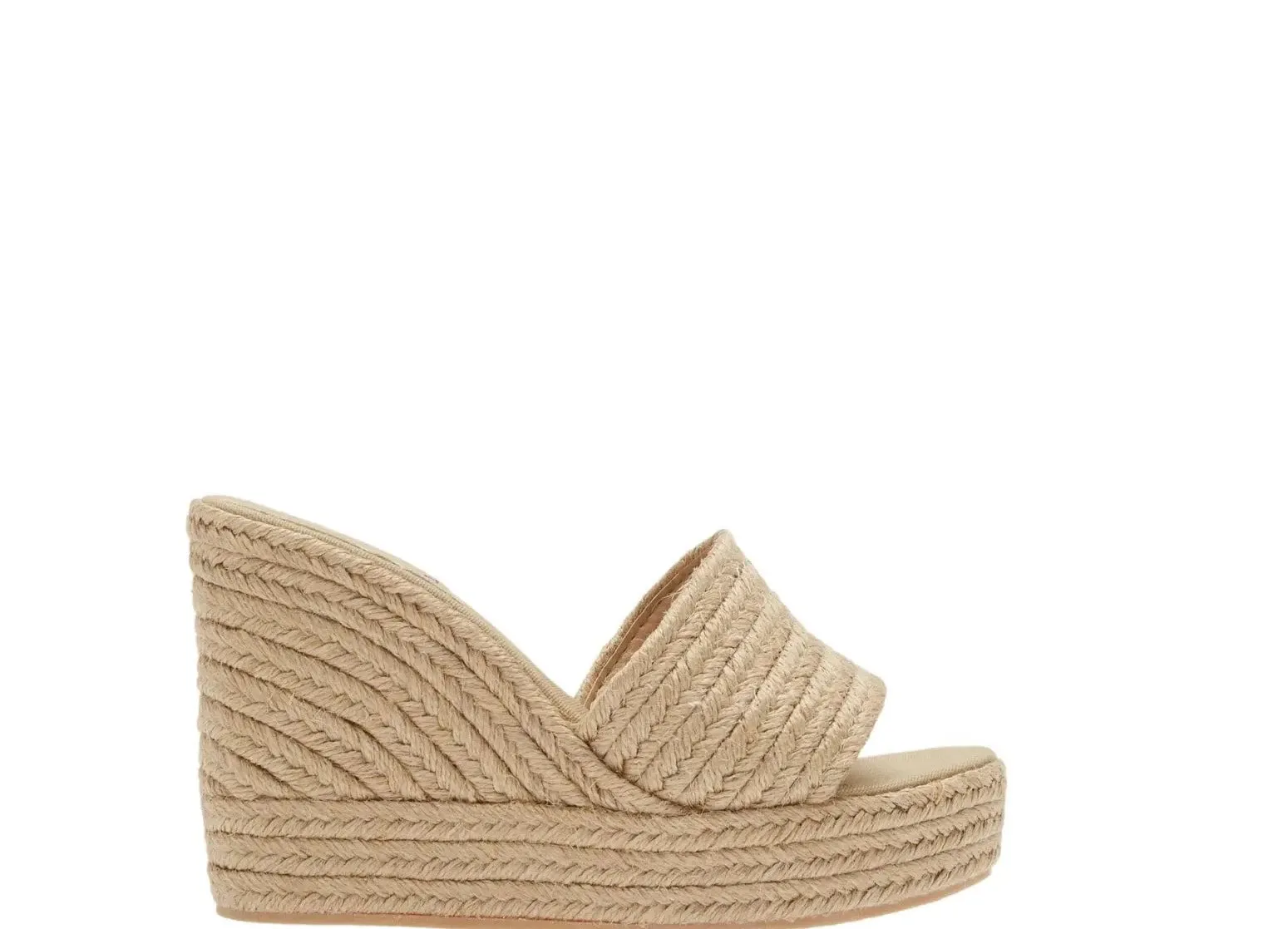 Jeffrey Campbell Wedge Sandal in Sunlit Natural