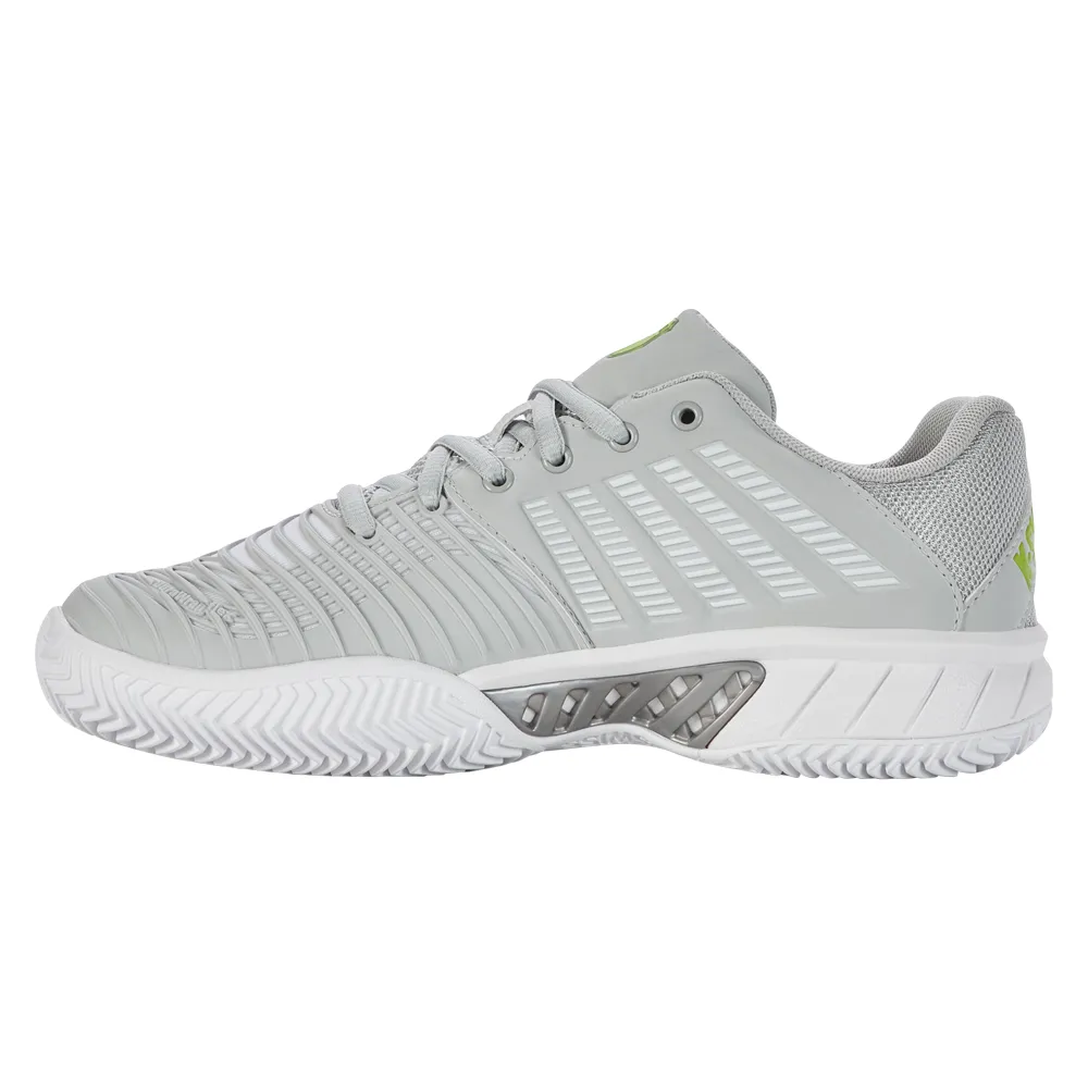 K-Swiss Express Light 3 HB Tennis Shoes (Ladies) - Grey Violet/White/Lime Green