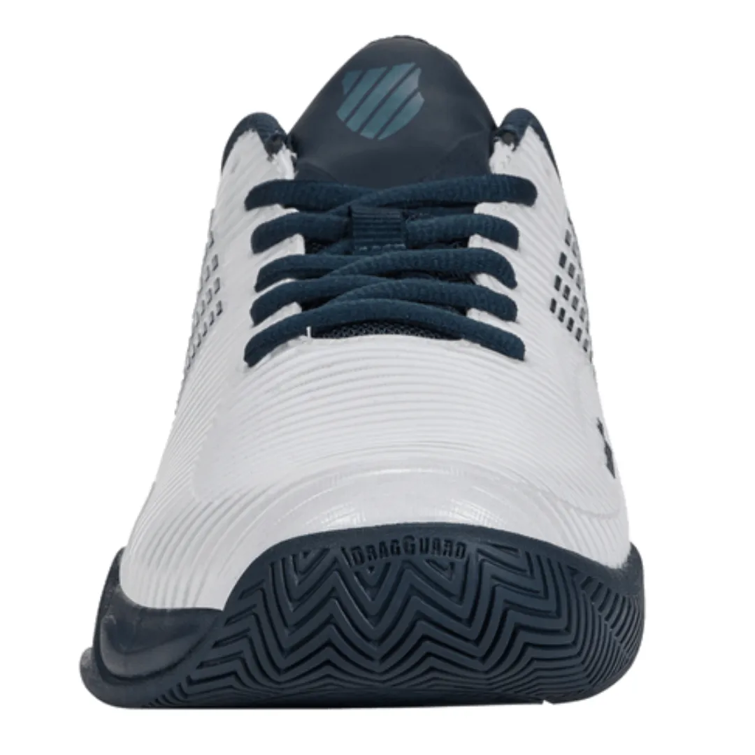 K Swiss Hypercourt Supreme Mens Tennis Shoes - White/Pond/Colonial Blue