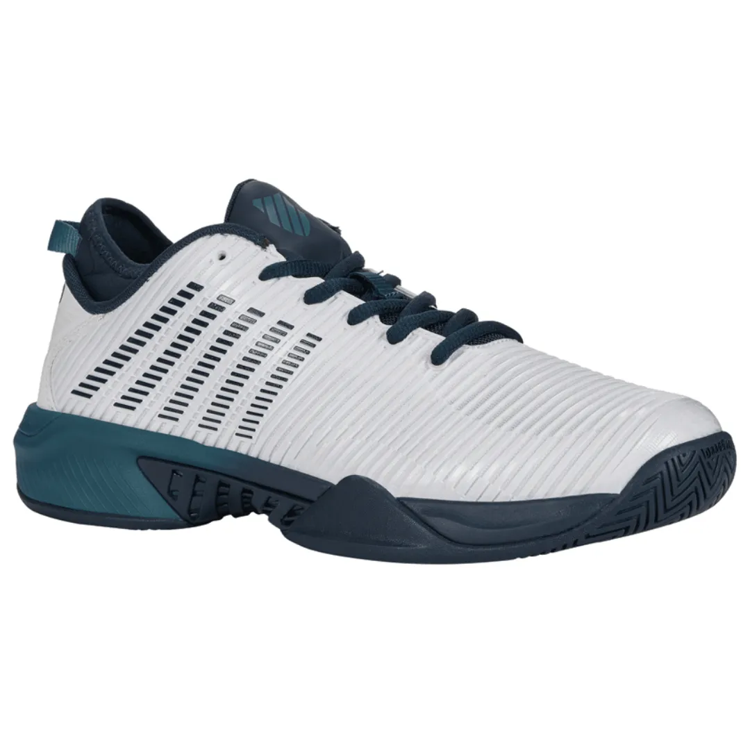 K Swiss Hypercourt Supreme Mens Tennis Shoes - White/Pond/Colonial Blue