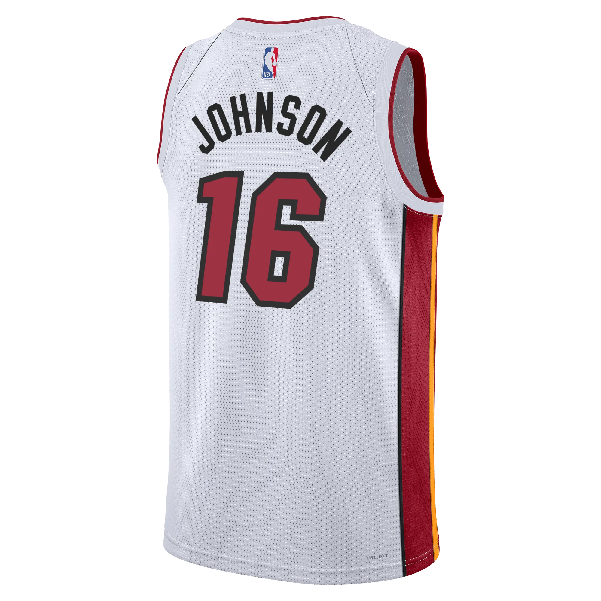 Keshad Johnson Nike Miami HEAT Association White Swingman Jersey