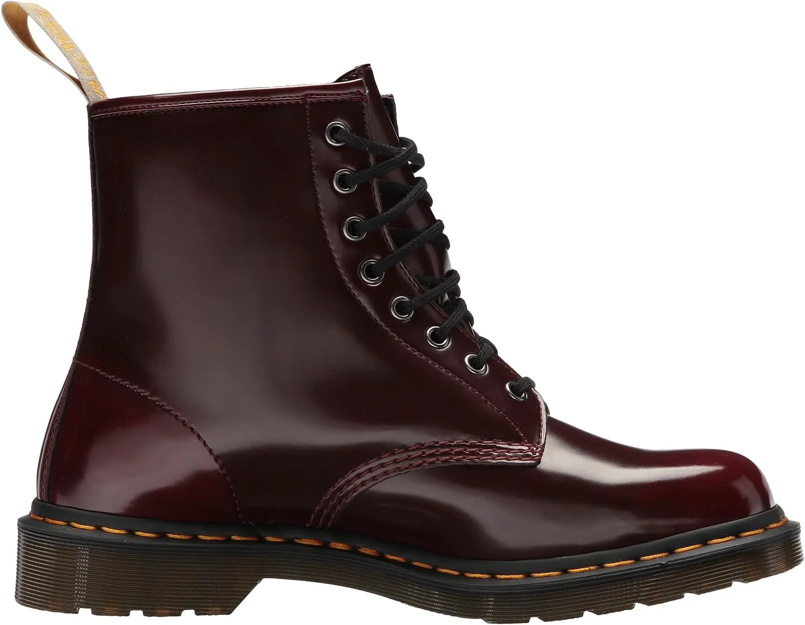 Lace-up boots 1460 Vegan 8-Eye Boot Dr. Martens, Cherry Red Cambridge Brush