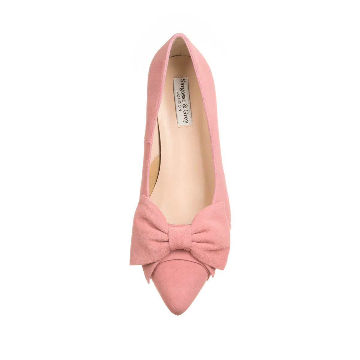 Lori Extra-Wide Fit Court Shoe – Candy Pink Suede