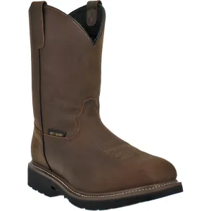 McRae Mens Joist Met-Guard Comp Toe Work Boots Leather Brown