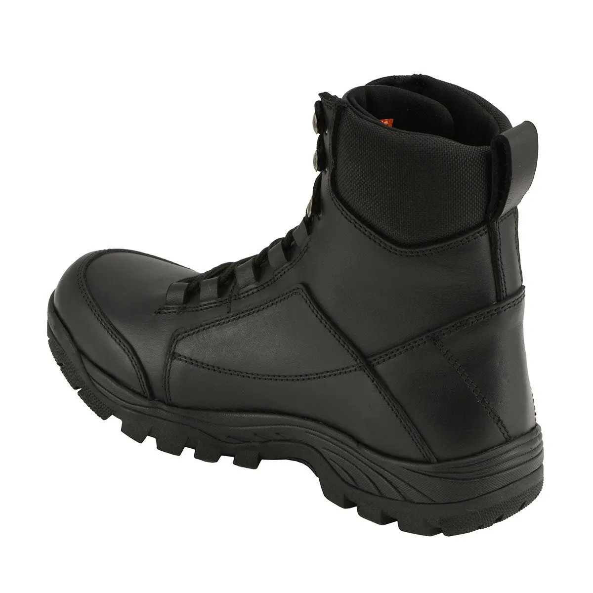 Milwaukee Leather MBM9081 Men’s Black Leather Swat Style-Tactical Lace-Up Motorcycle Riding Boots