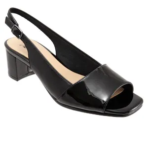 Monique Sling-backs Black Peep Toe Sandal