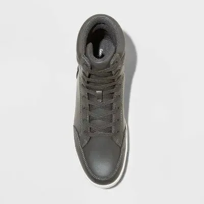 New - Goodfellow & Co Men's High Top Faux Leather Sneakers Boots for Men