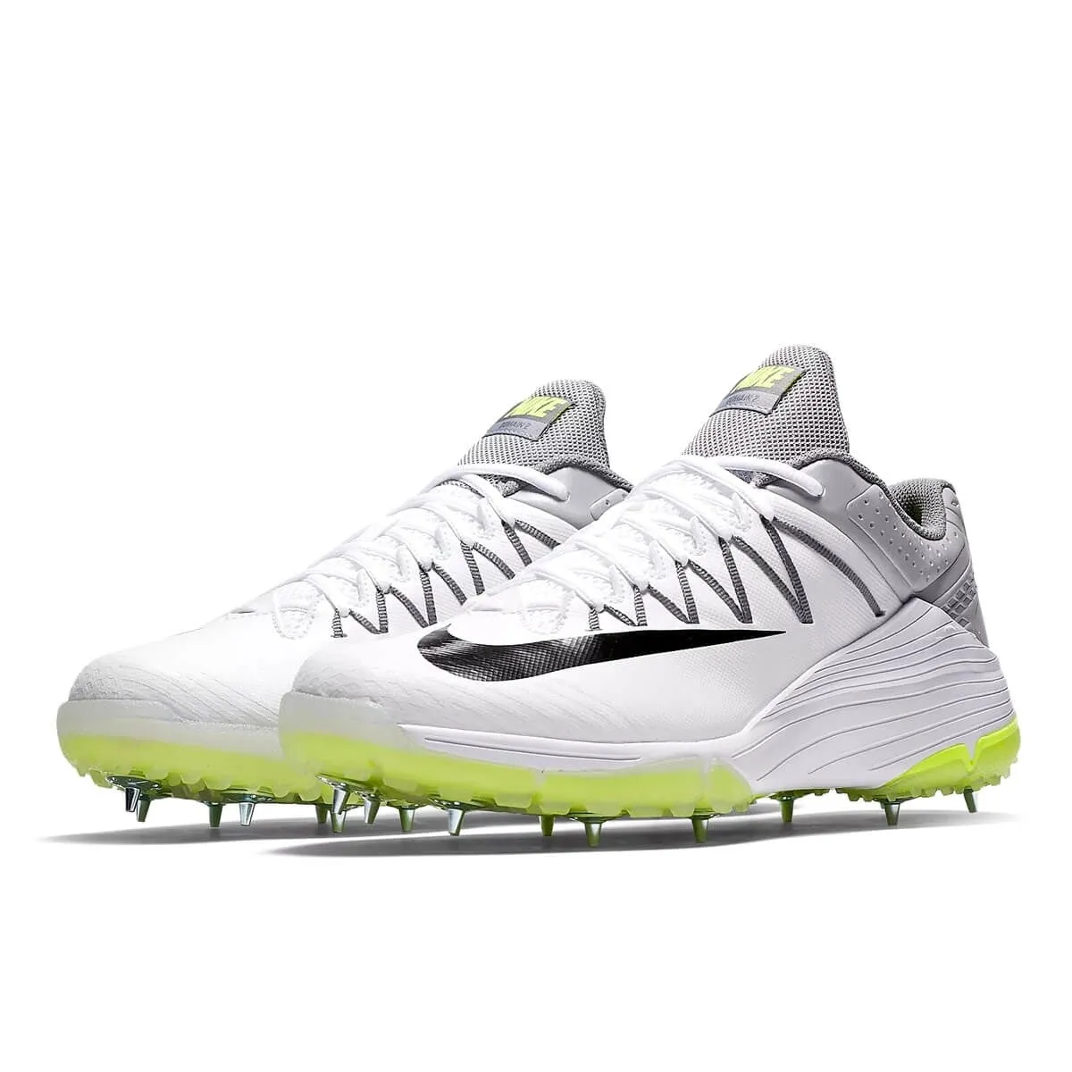 Nike Domain 2 Unisex White / Black - Wolf Grey Cricket Shoe Spikes