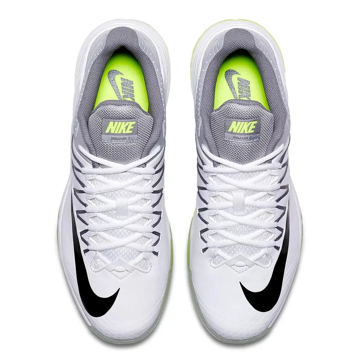 Nike Domain 2 Unisex White / Black - Wolf Grey Cricket Shoe Spikes