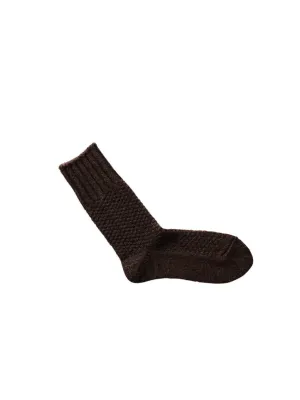 Nishiguchi Kutsushita, Boot Socks, Brown