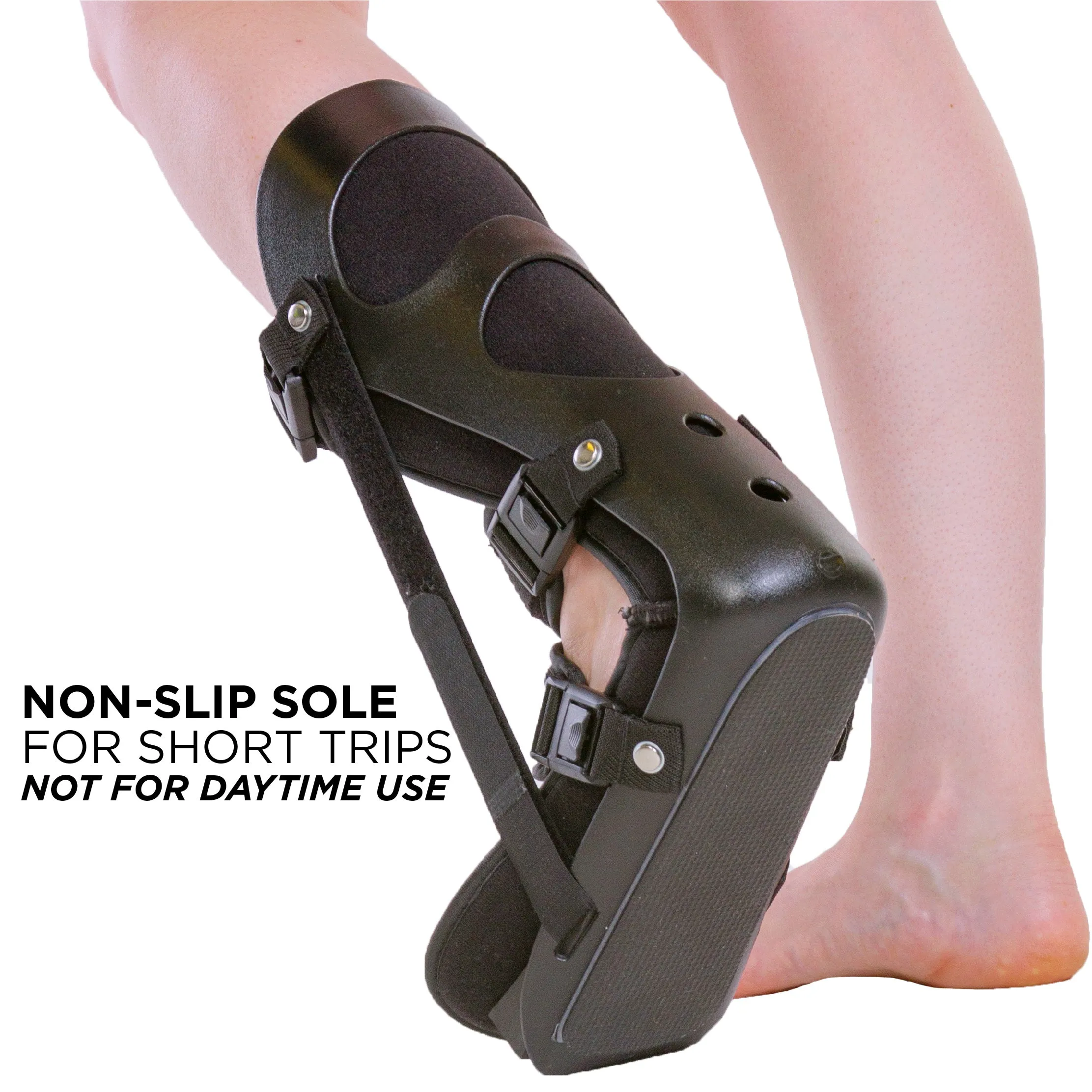 Plantar Fasciitis Night Splint Boot | Dorsiflexion Foot Brace for Calf Stretching, Heel & Arch Pain