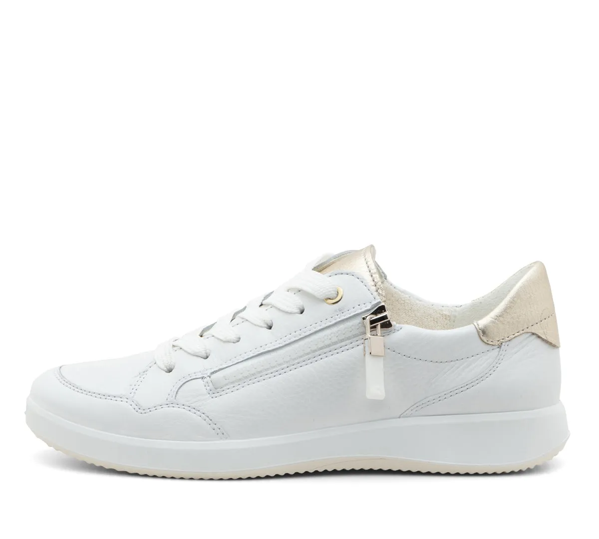 Ramona Women's Zip Sneaker - White 04