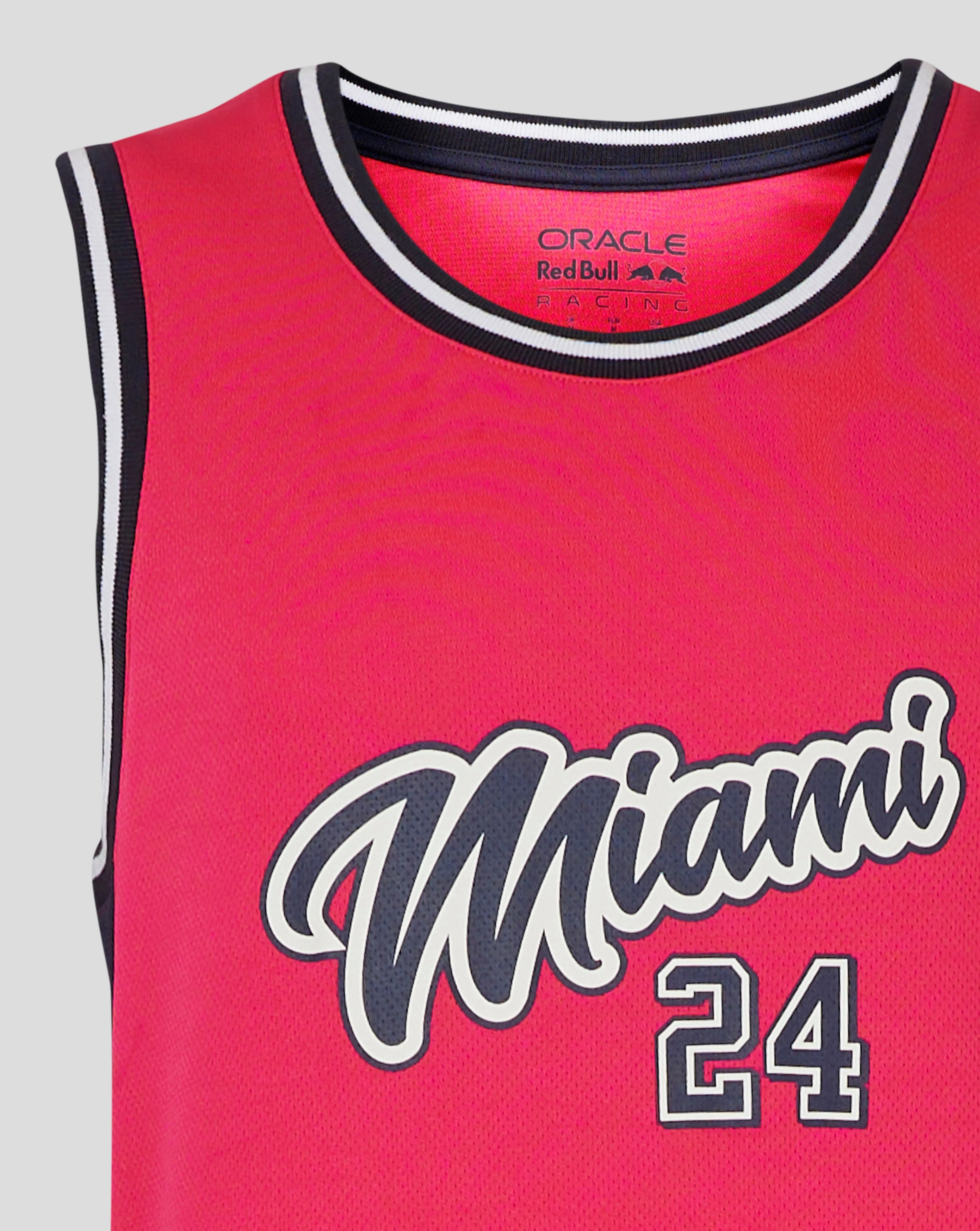 Red Bull Racing F1 Special Edition Miami GP Basketball Jersey - Beetroot Purple