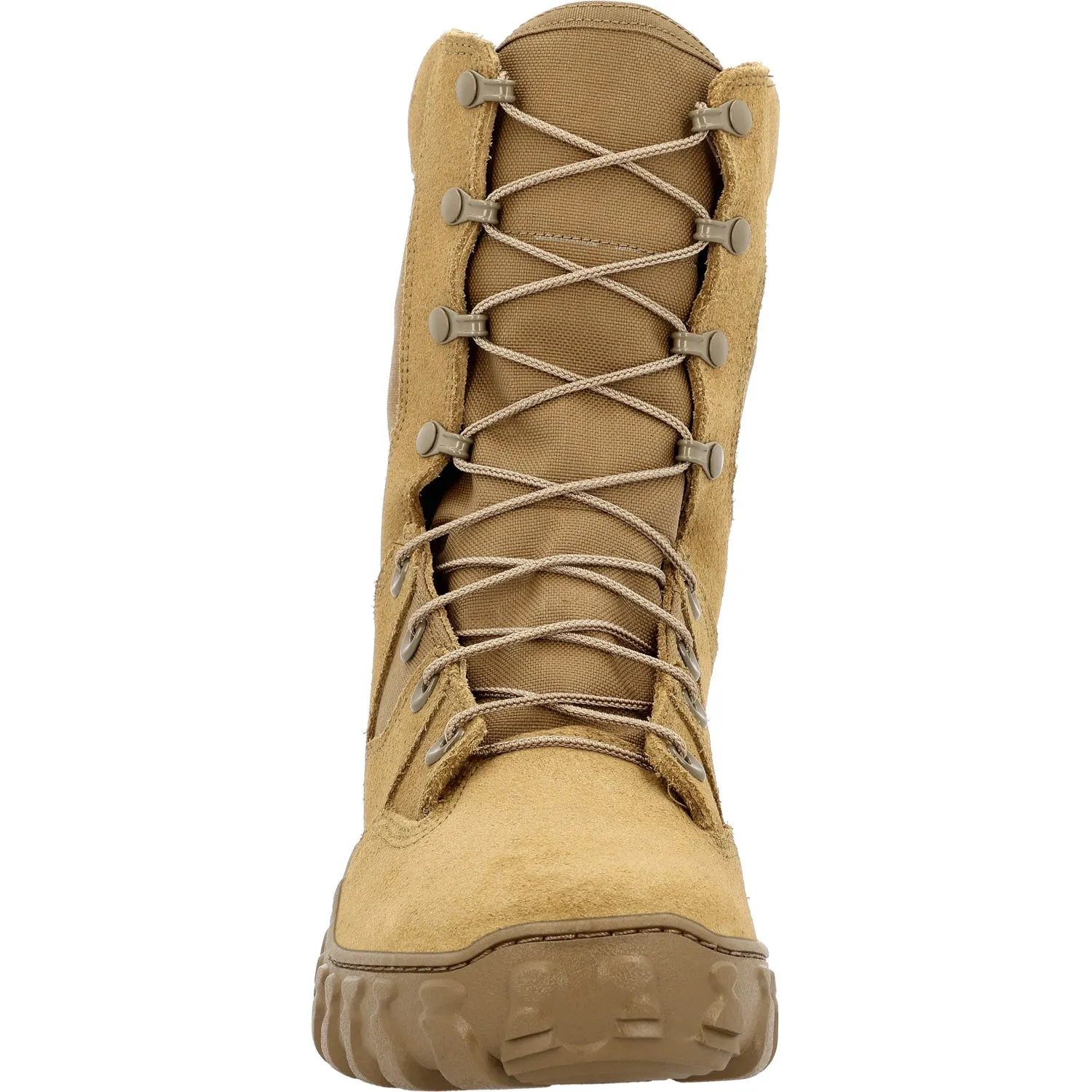 Rocky Mens S2V Predator Coyote Brown Leather Military Boots