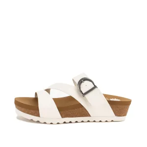 Rosette Flatform Sandal