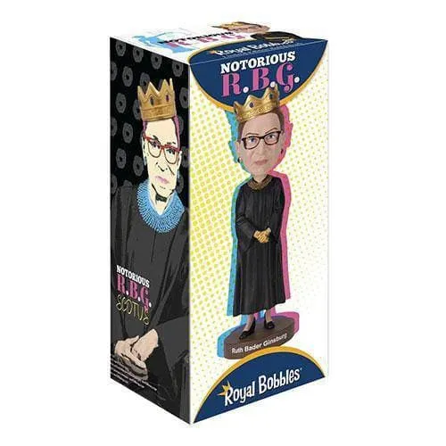 Royal Bobbles: Notorious R.B.G. (Ruth Bader Ginsburg) Bobblehead