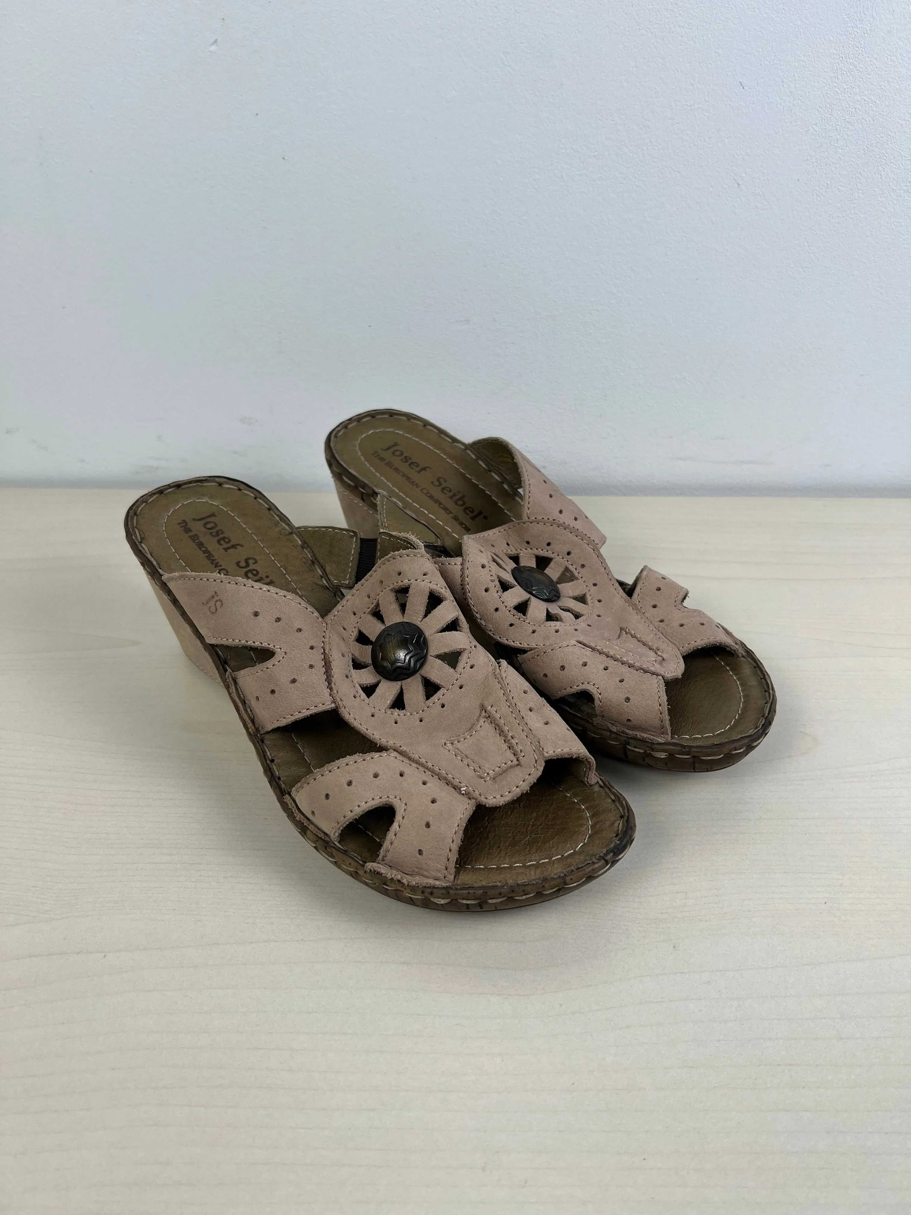 Sandals Heels Wedge By Josef Seibel  Size: 6