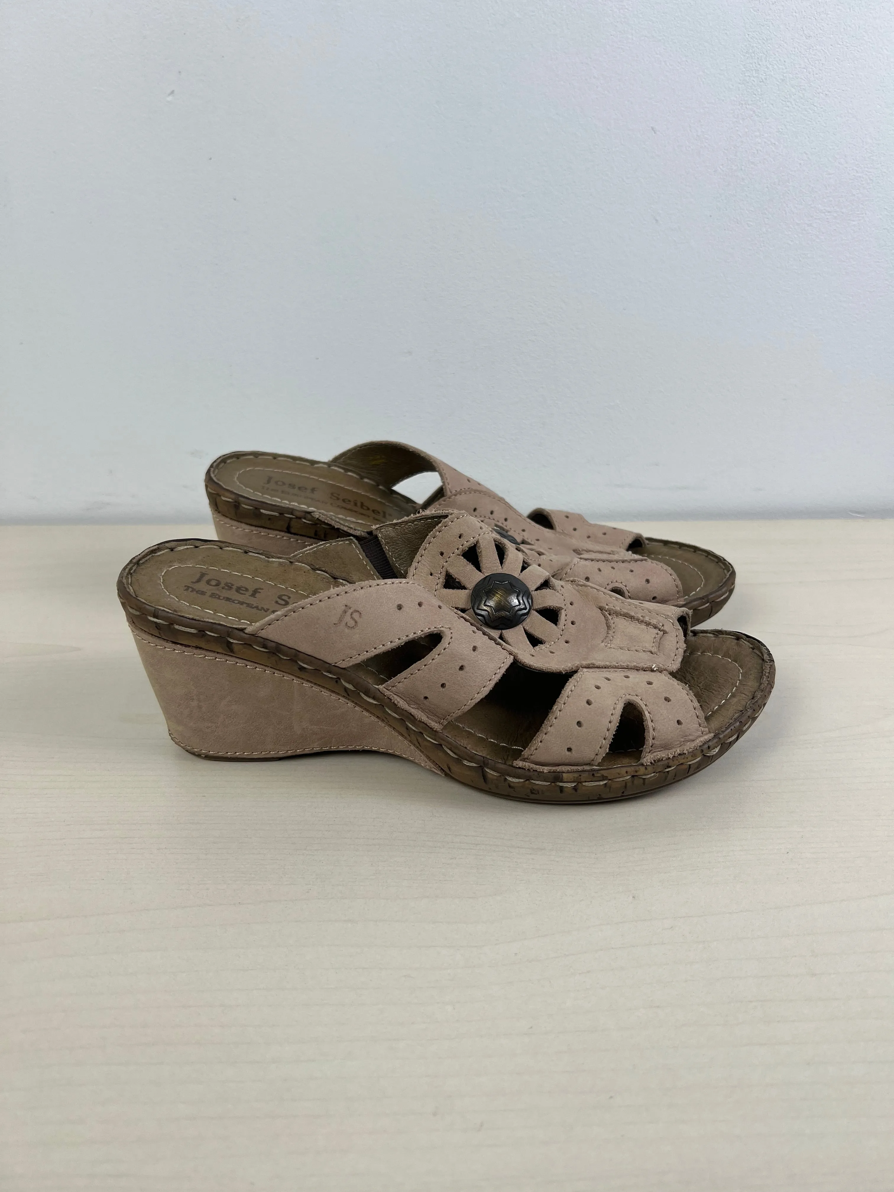 Sandals Heels Wedge By Josef Seibel  Size: 6