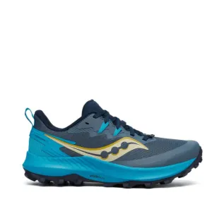 Saucony Women's Peregrine 14 Trail Running Shoes in Mirage/Viziblue