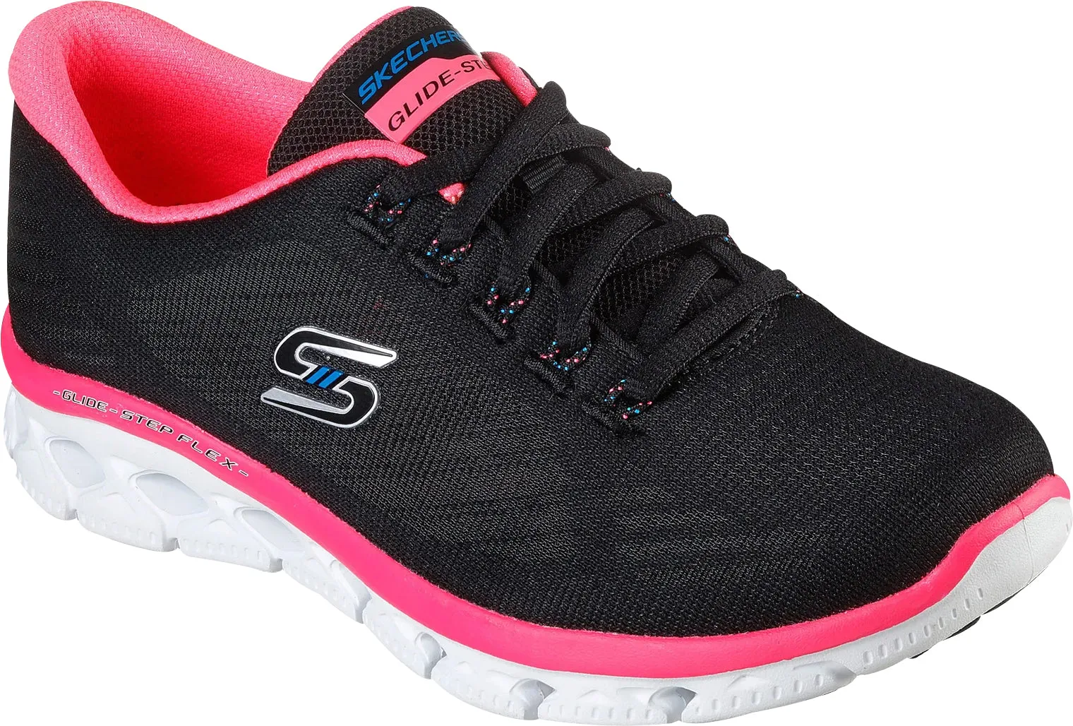 Skechers Glide Step Flex Womens Training Shoes - Black