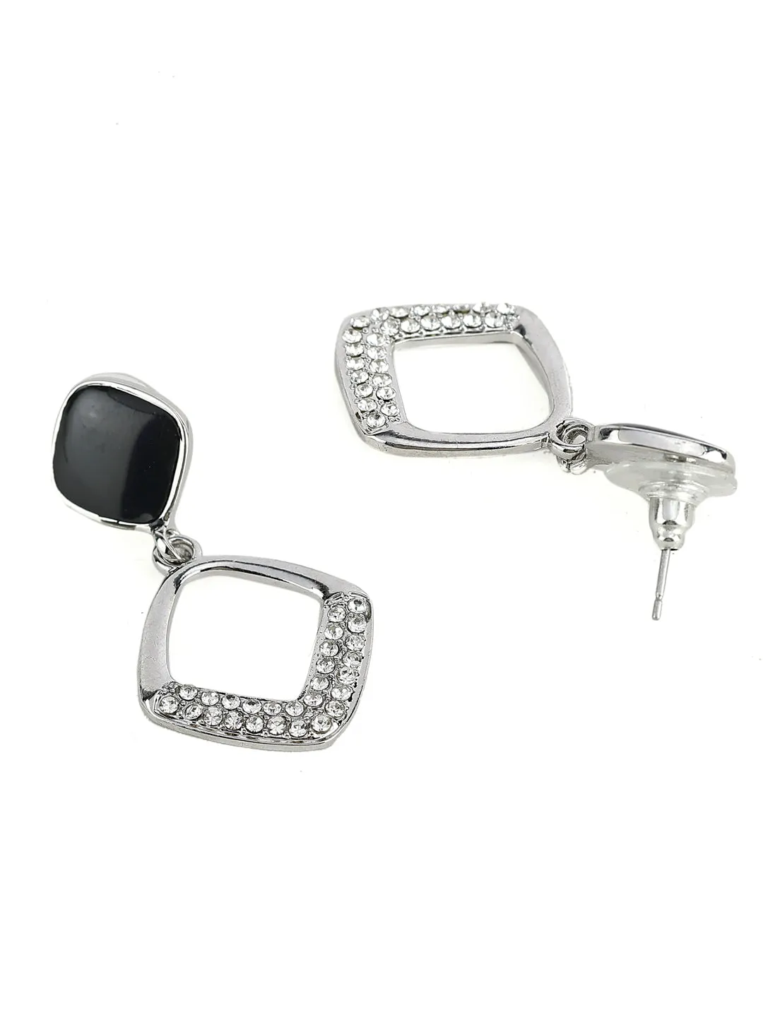 Stylish Silver Plated Drop Earring For Women