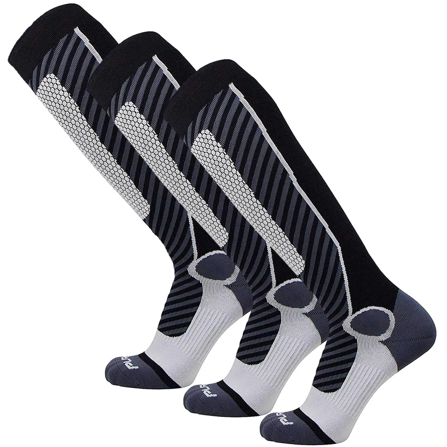 Thermal Striped Ski Socks