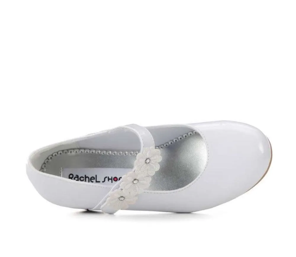 Valencia Imports (Rachel Shoes) Girls Adeline White Patent