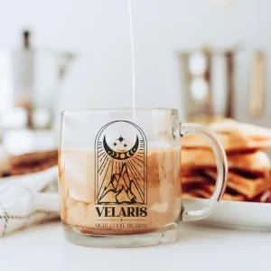 Velaris Night Court Prythian Glass Mug