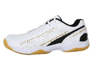 Victor A170 AC Court Shoes Bright White/Black