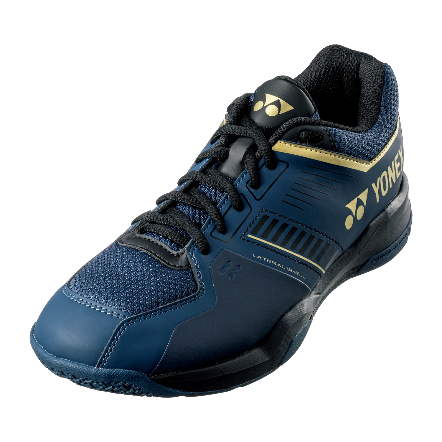 Yonex Power Cushion Strider Flow Wide Badminton Shoes (Navy/Gold)