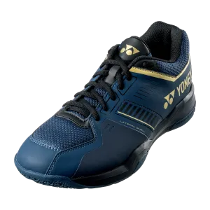 Yonex Power Cushion Strider Flow Wide Badminton Shoes (Navy/Gold)